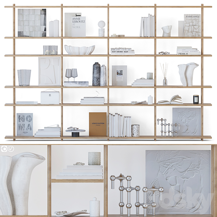 Shelving unit Fogia Bond - Rack - 3D model