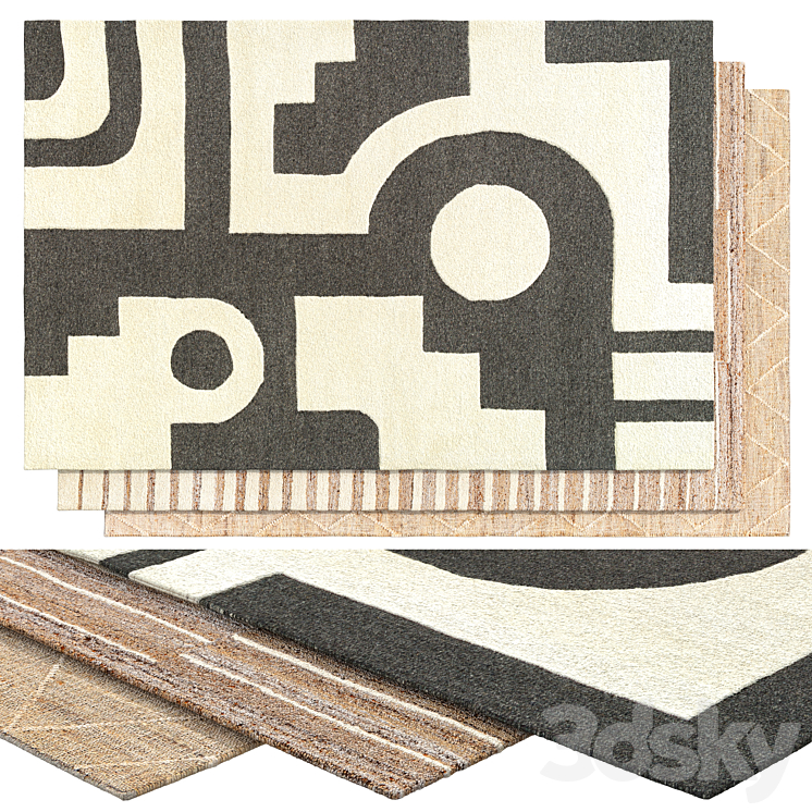 Brook rug - Carpets - 3D model