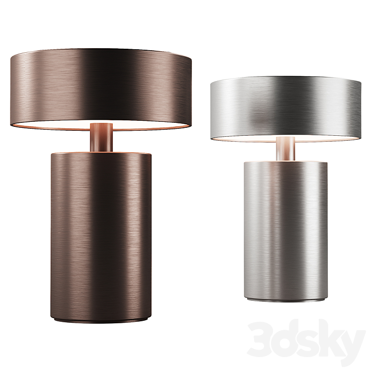 413 Audo MENU Column Table Lamp portable 01 - Table lamp - 3D model