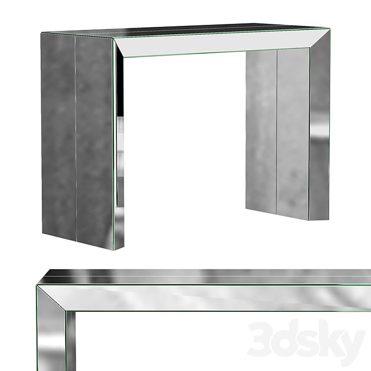 Table Console Extensible REFLET - Console - 3D model