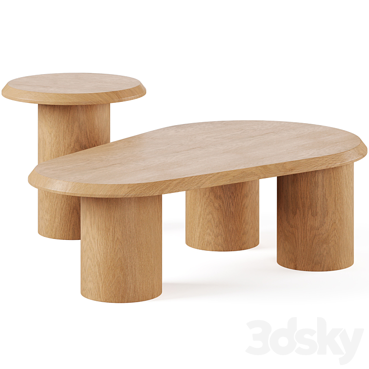 Chen Nested Table by Interior secrets - Table - 3D model