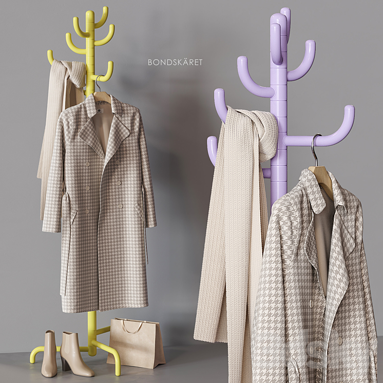 BONDSKARET IKEA hanger Hallway 3D model