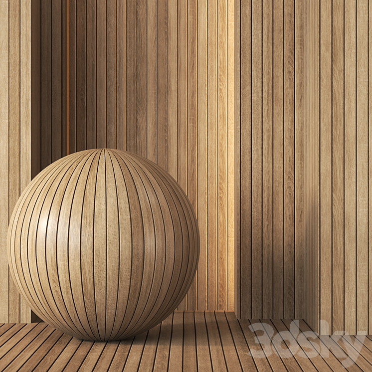 Wood Panel Texture 4K - Seamless - Wood - 3D model