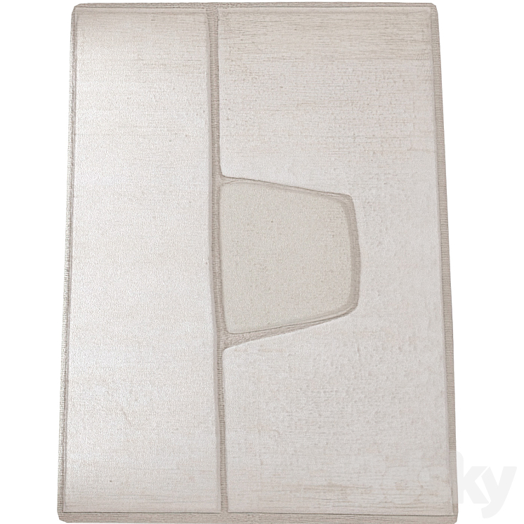Cut Out Rug - Carpets - 3D model