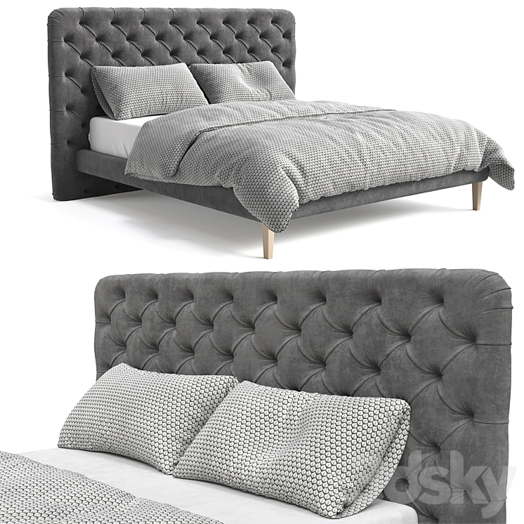 Windsor Bed - Bed - 3D model