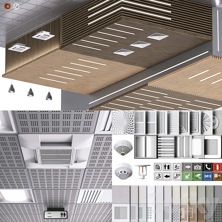 ceiling-set-5-miscellaneous-3d-model