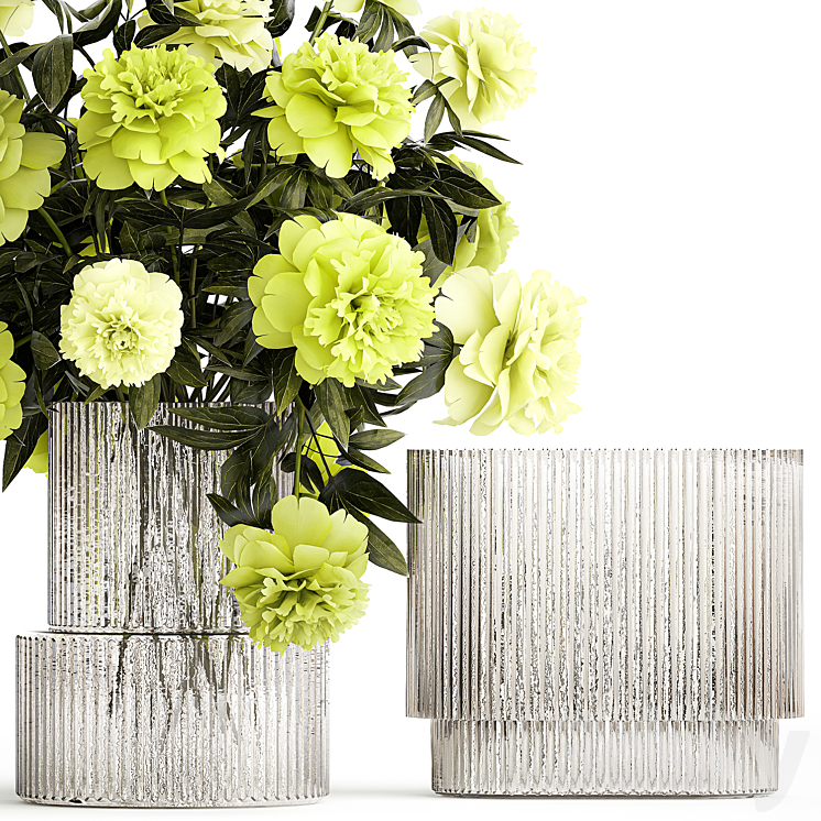 Bouquet of flowers. Set 386. - Bouquet - 3D model
