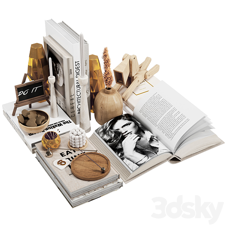 Curated visual reference: Visual Reference: Modern And Minimal Decorative Set 04 Decorative Set