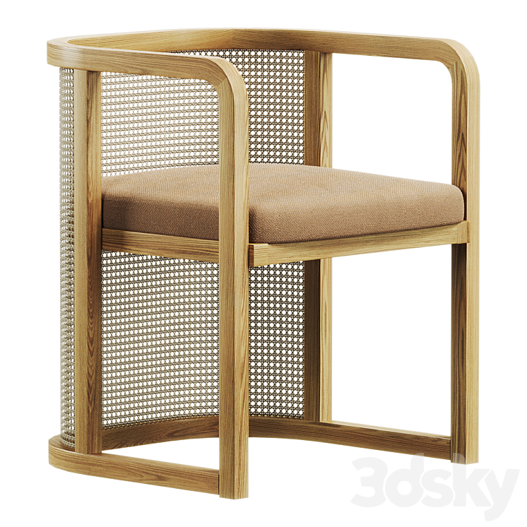 Cambria Dining chair - Arm chair - 3D model