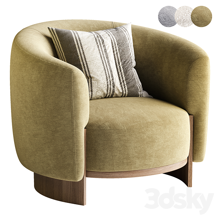 Hug Armchair - Arm chair - 3D model