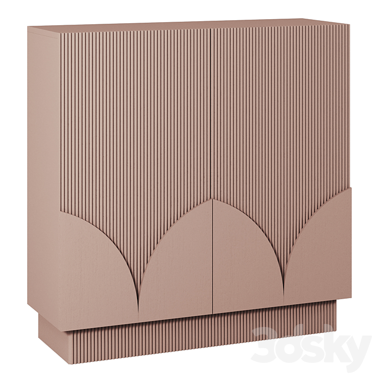 Reed wardrobe Fleur - Sideboard & Chest of drawer - 3D model