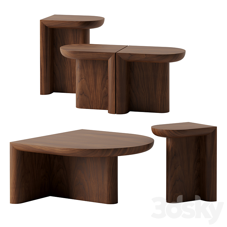RE-FORM SIDE TABLES by WEWOOD - Table - 3D model