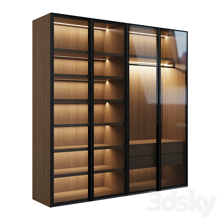 Cupboard MY 96 (Muzafarov Collections) - Wardrobe & Display cabinets ...