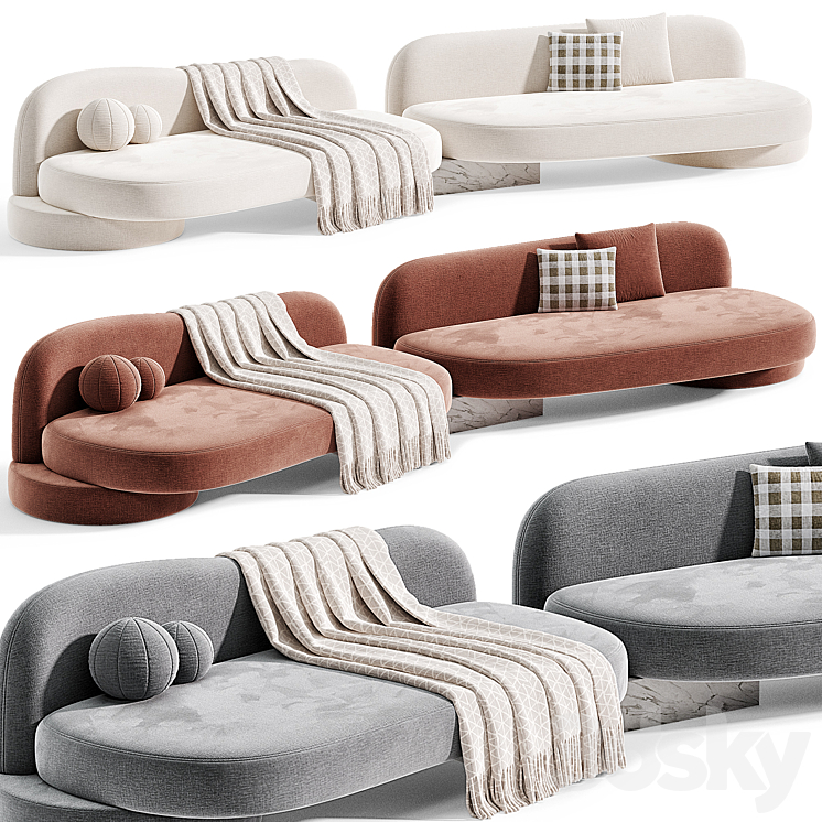 Mode Modular Model range of sofas modular modification - Sofa - 3D model