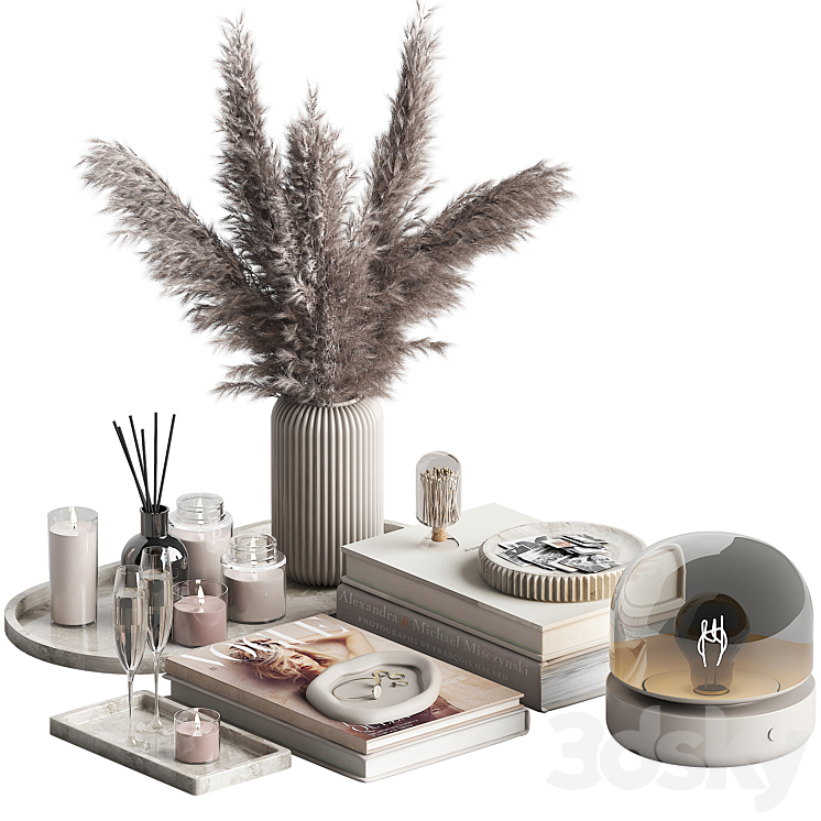 Decorative set 01 - Decorative set - 3D model