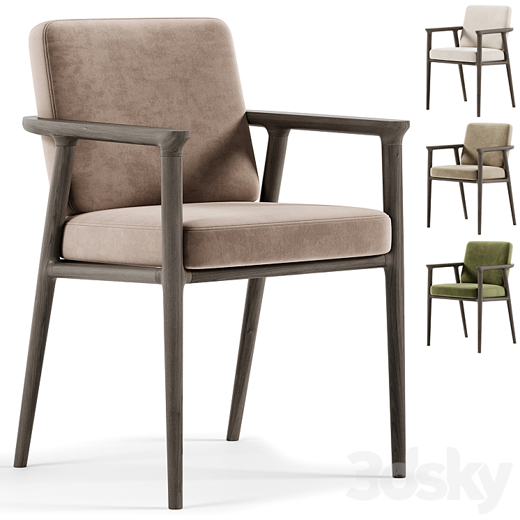 Zio Dining Chair by Design Public - Chair - 3D model