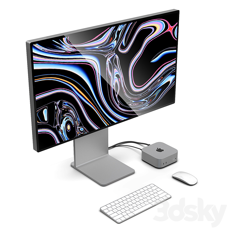 Mac mini M4 2024 - PC & other electronics - 3D model