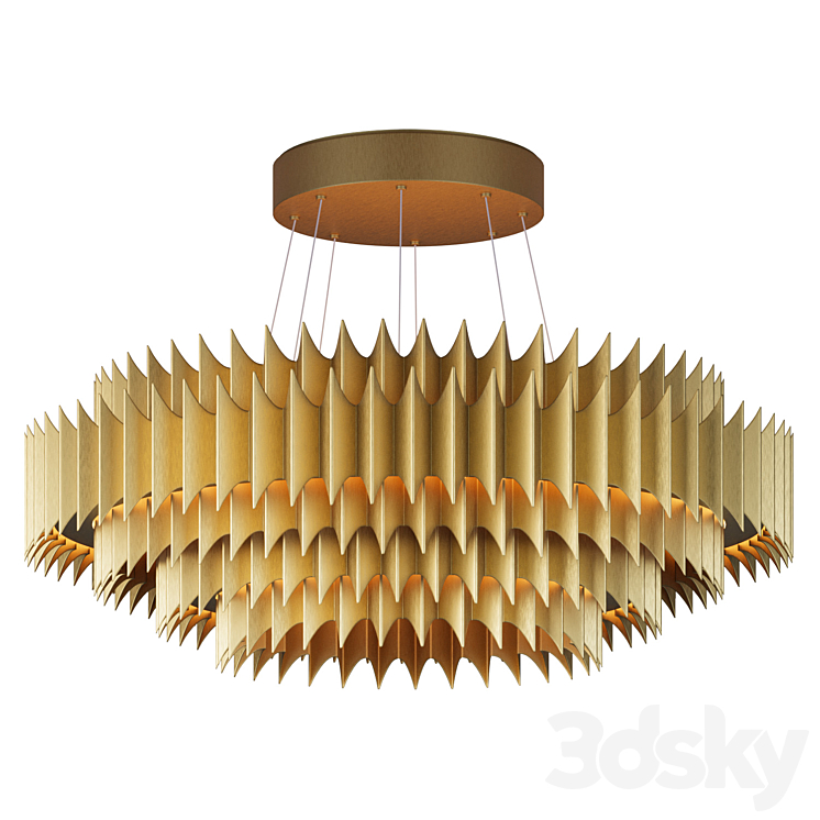 Lee Broom King Chandelier Large - Pendant light - 3D model
