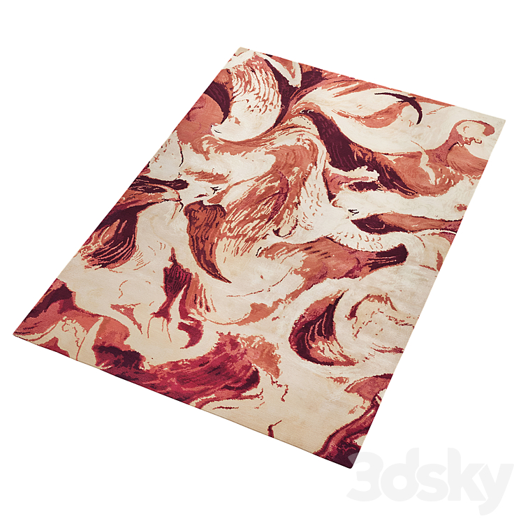 Amber Collection Rug Cascade Amber Rug - Carpets - 3D model