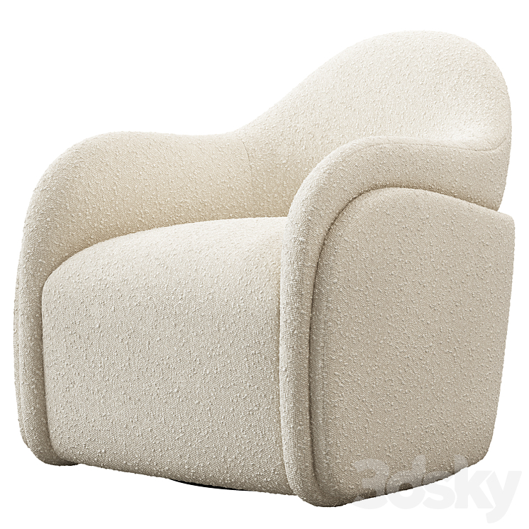 Charter Street Rhodes Chair - Arm chair - 3D model