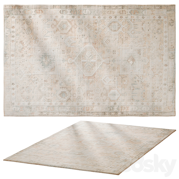 Zahari Rug - Carpets - 3D model