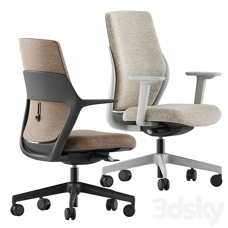 Ofy Task Chairs by Narbutas - Office furniture - 3D model