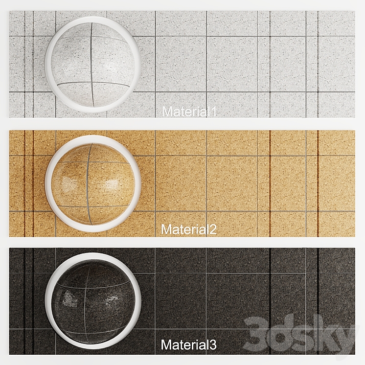 Ceramic Tile Material - Tile - 3D model