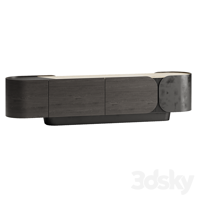 Bojy Low Console - Sideboard & Chest of drawer - 3D model
