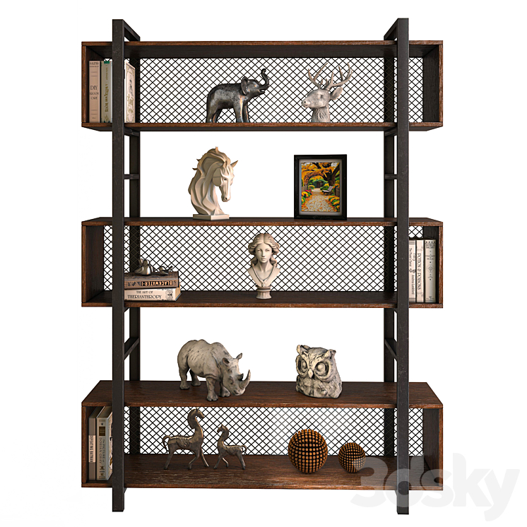 Decorative Set Vol 01 - Rack - 3D model
