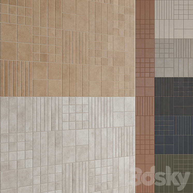 Prerender Raster Tiles WOW Raster - Tile - 3D model