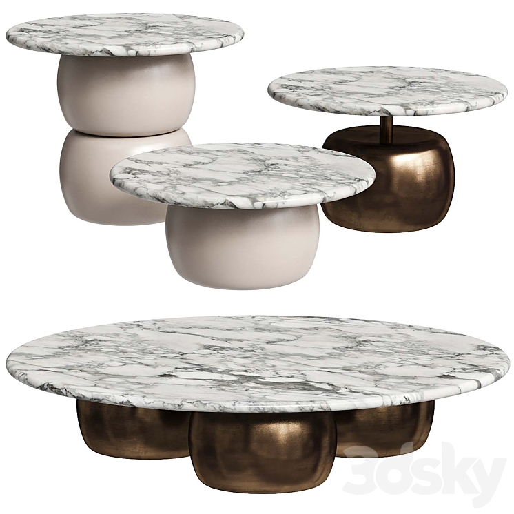 LUA coffee tables - Table - 3D model