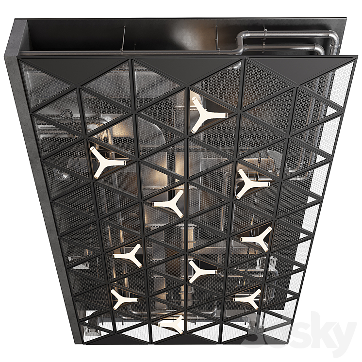 Ceiling 01 - Other decorative objects - 3D model