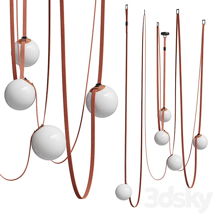 Vibia Plus Minus Spheres - Pendant light - 3D model