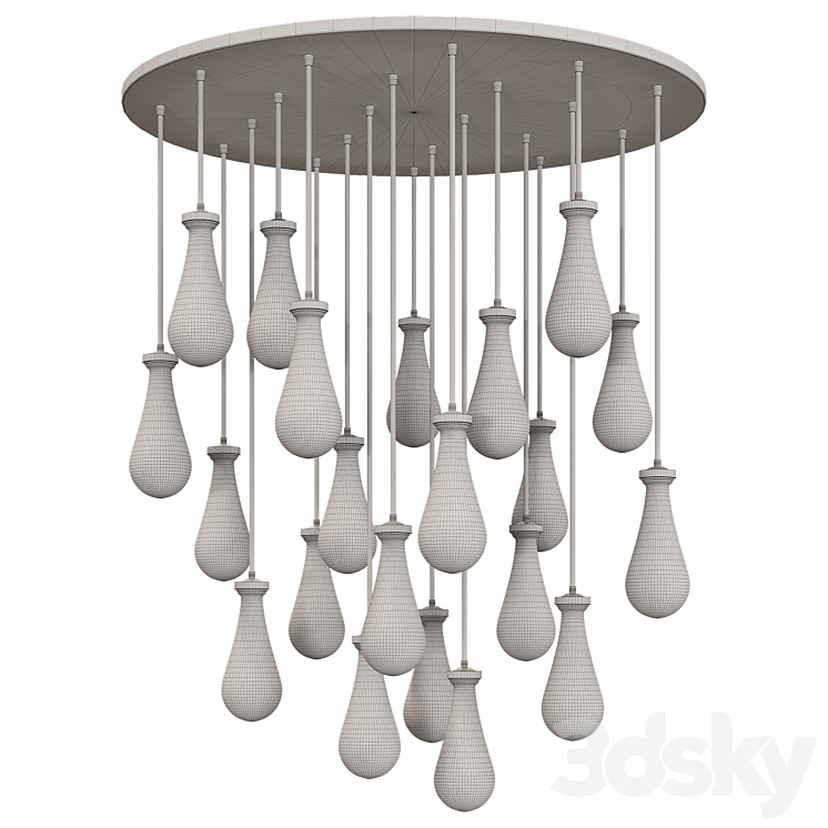Rain Round Chandelier 47