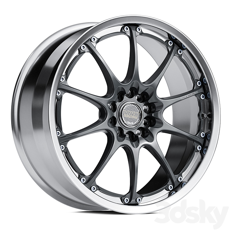 Vlt Racing Rim Wheel Rims RAYS VOLK RACING GT-N - Ground Transport - 3D model