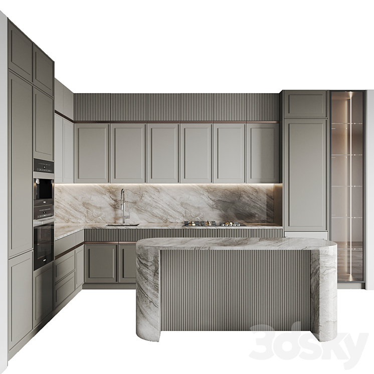 kitchen 0317 - Kitchen - 3D model