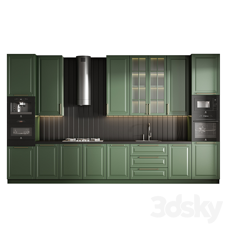 Kitchen Neo Classic - Kitchen - 3D model