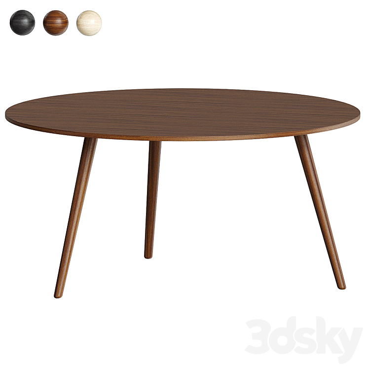 Amoeba 35 Round Coffee Table - Table - 3D model