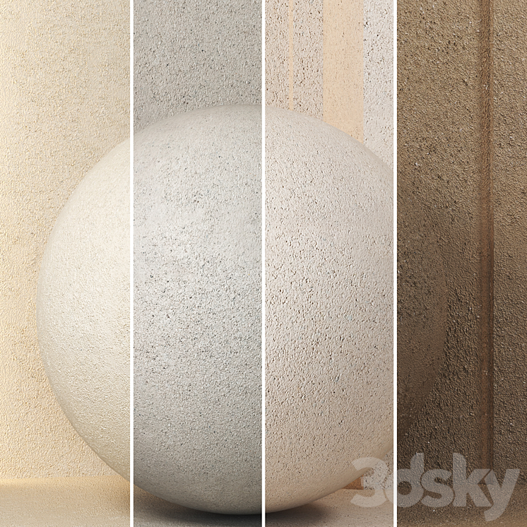 Cast Stone (4K PBR Seamless) Monotone Colors Collection - Reading Rock ...