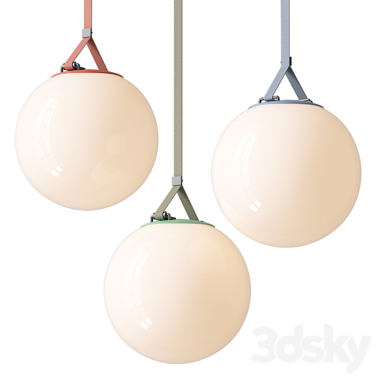 Vibia Plusminus Ball Pendant Lamp - Pendant light - 3D model