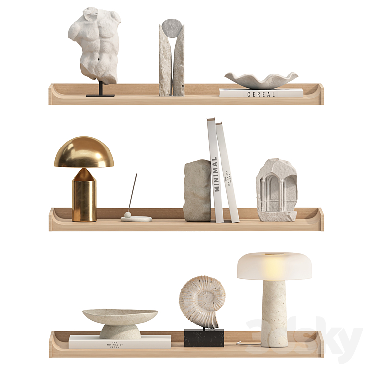 Decorative Set 03 - Decorative set - 3D model