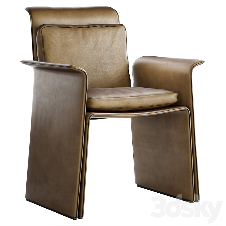 Shell Soft Exteta Exteta Shell Chair - Chair - 3D model