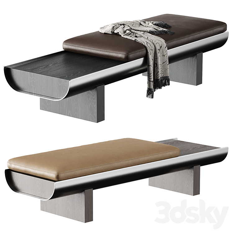 Pilot Bench Minotti Pilots Bench - Other soft seating - 3D model