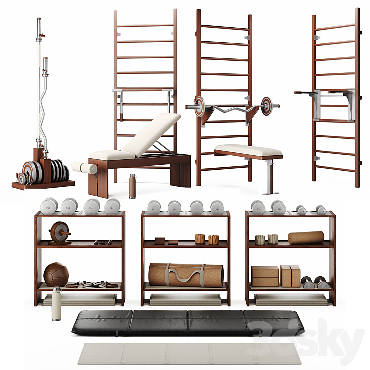 Zara Home GYM Collection Sports 3D Model