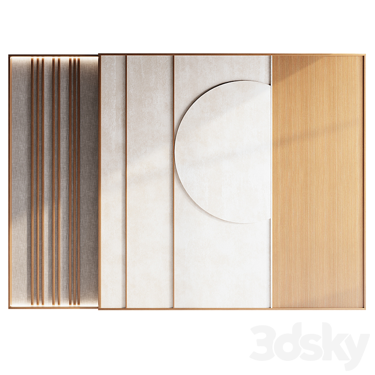 Carter Panel Object Wall Panel 01 - Other decorative objects - 3D model