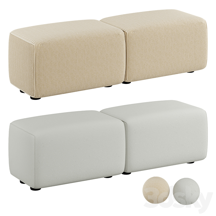 Kaye bench - Other soft seating - 3D model