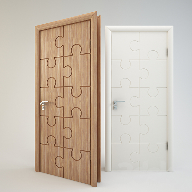 Door “puzzle” Mari furniture factory 3ds Max - thumbnail 2