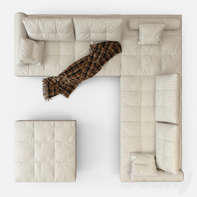 Sofa Madison from Relotti m01 3ds Max - thumbnail 2