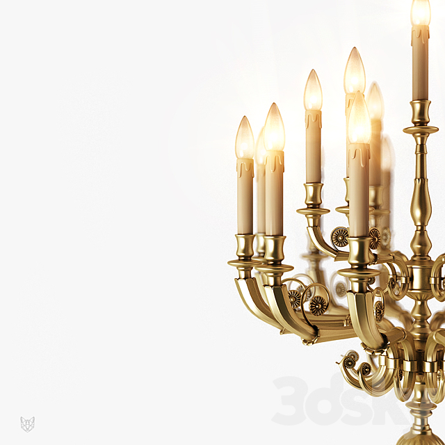floor lamp 3ds Max - thumbnail 3