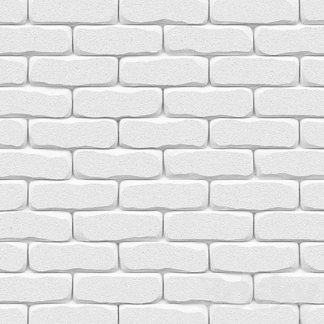 White brick 3ds Max - thumbnail 2